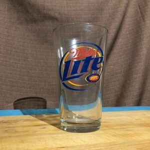 Miller Light “ A True Pilsner Beer” Beer glass
